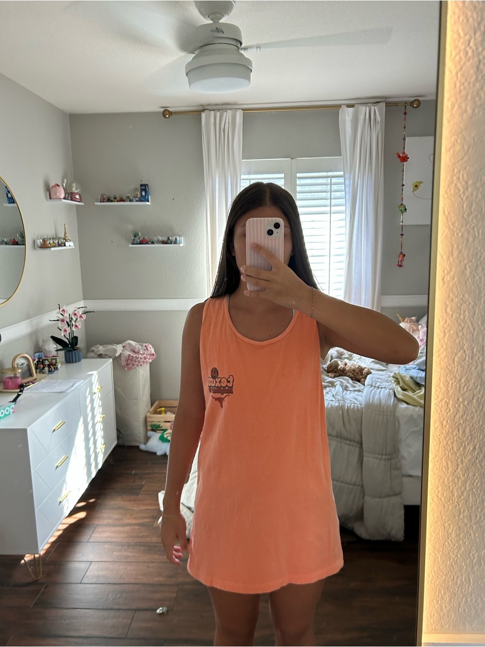 Comfort Colors Peachy Pink Tank Top